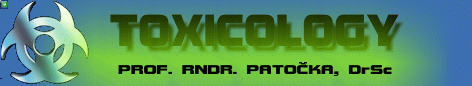 V�tejte na webu Toxicology - Prof. RNDr. Ji�� Pato�ka, DrSc